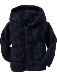 Garter knit hoodie
