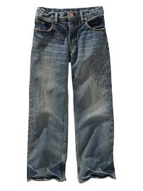 Original jeans (embroidered dragon light wash)