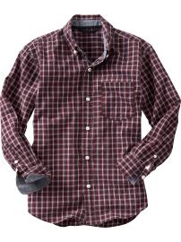 Red tartan plaid shirt