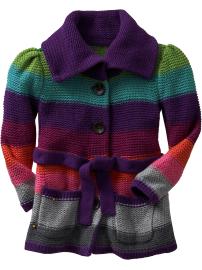Bright stripe cardigan