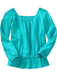 Drop-waist knit tunic top
