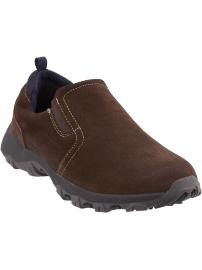 Suede slip-on sneakers
