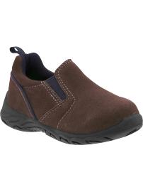 Suede slip-on sneakers