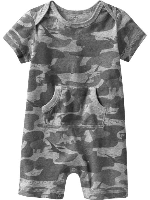Gap Dino camo printed short one piece