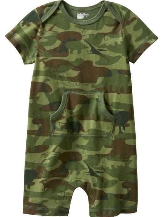 Gap Dino camo short one piece