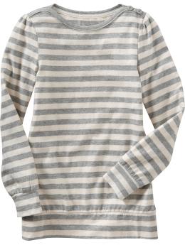 Striped boatneck tunic