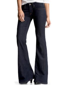 Vintage flare jeans (saturated dark wash)