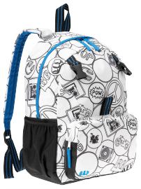 Multi-print DIY junior backpack