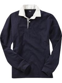 Long-sleeved rugby polo