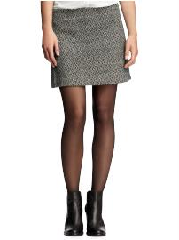 Tweed mini skirt