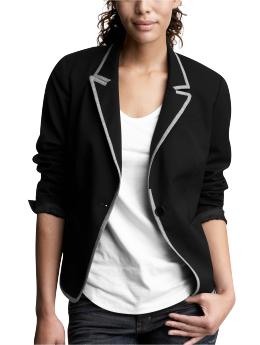 Tipped tuxedo jacket