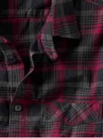 Red plaid shirt