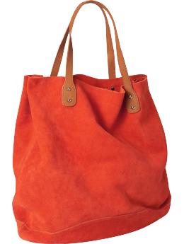 Suede tote | Gap