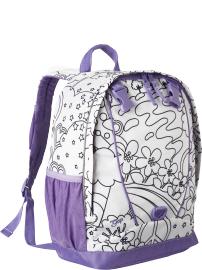 Multi-print DIY junior backpack