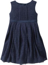 Eyelet lace party dress