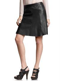 Gap Leather skirt
