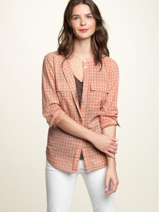 Gap Womens Gingham Pocket Long-sleeved Shirts Size 0 2 4 6 8 10 12 14 16 18 20 Gap Womens Gingham Pocket Long-sleeved Shirts Size 0 2 4 6 8 10 12 14 16 18 20