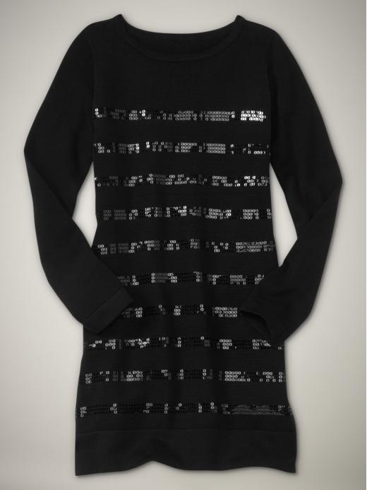 Gap Sequined Sweater Dress