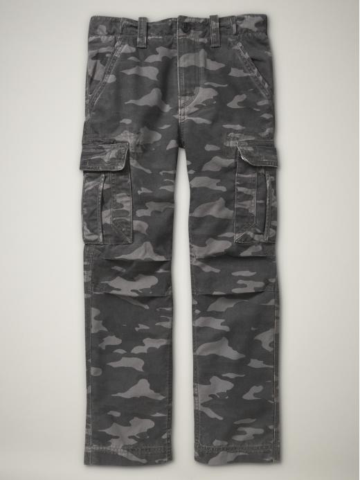 Gap Grey Camo Cargo Pants