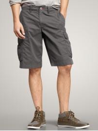 Double pocket cargo shorts (12")