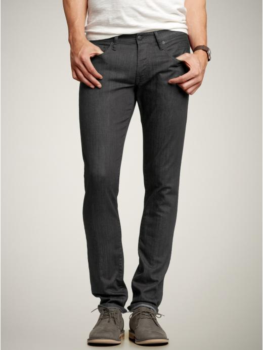 Gap 1969 Super Skinny Jeans Dark Gray Wash