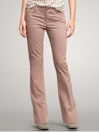 Sateen skinny boot pants