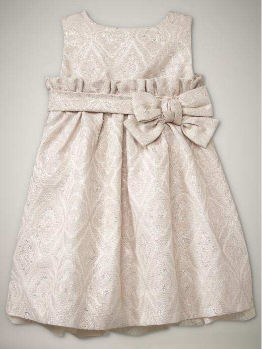 Gap Brocade Bow Dress