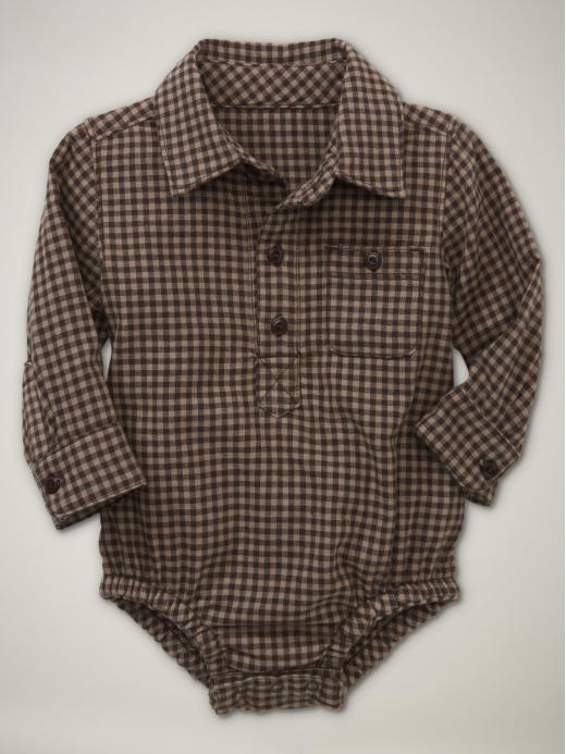 Gap Gingham Bodysuit