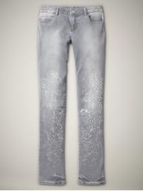 Super skinny sequined jeans (light wash)