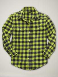 Flannel checked shirt
