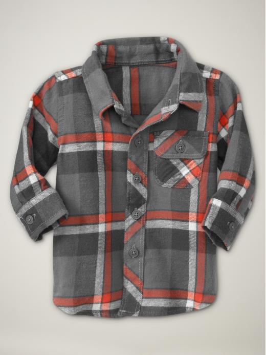 Gap Plaid Flannel Top