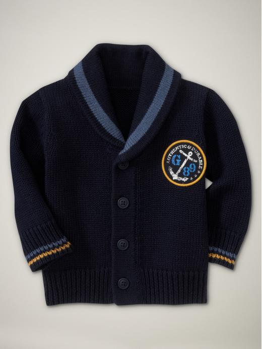 Gap Intarsia Boat Cardigan