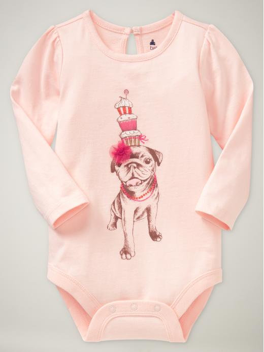 Gap Tulle Graphic Bodysuit