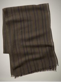 Vertical stripe scarf