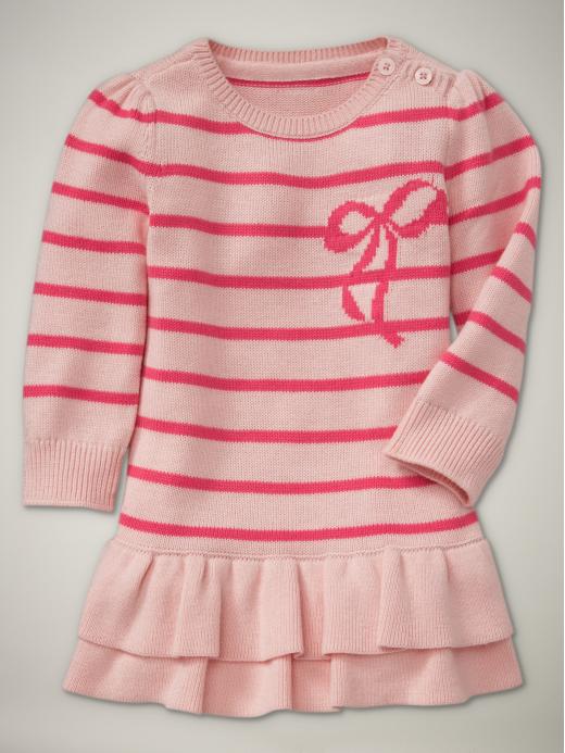 Gap Bow Intarsia Dress