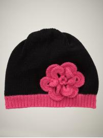 Two-toned flower hat