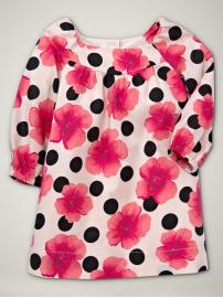 Floral and dot frock
