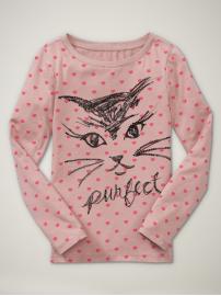 It Girl graphic long-sleeve T