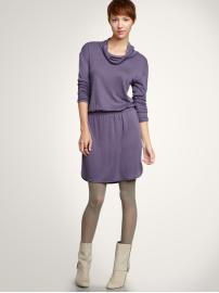 Cowlneck dress
