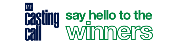 gap casting call: say hello to the winners: jaron: 7 years, beaumont, texas | kenadi: 3 years, dakota dunes, south dakota | samantha: 7 years, clayton, north carolina | parker: 2 years, st. cloud, minnesota. sponsored by kodak easyshare gallery.