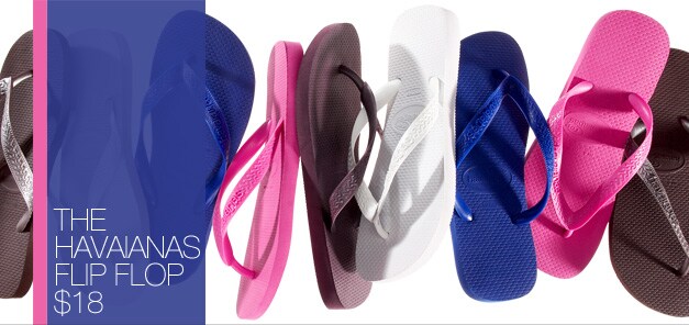 the havaianas flip flop $18.