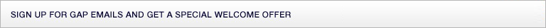 sign up for emails and get a special welcome offer!