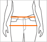 measuring tips: pants