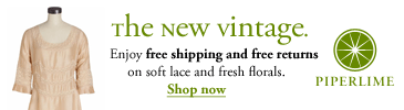 piperlime. the new vintage. enjoy free shipping and free returns on soft lace and fresh florals. shop now.