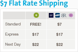 $7 flat rate shipping
