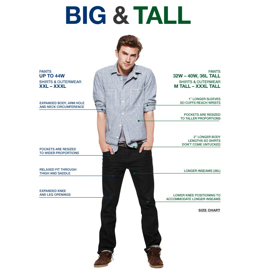 big and tall online