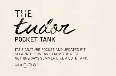 the tudor pocket tank.