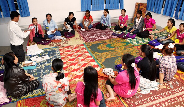 Women reinvest 90% of their income in their families.