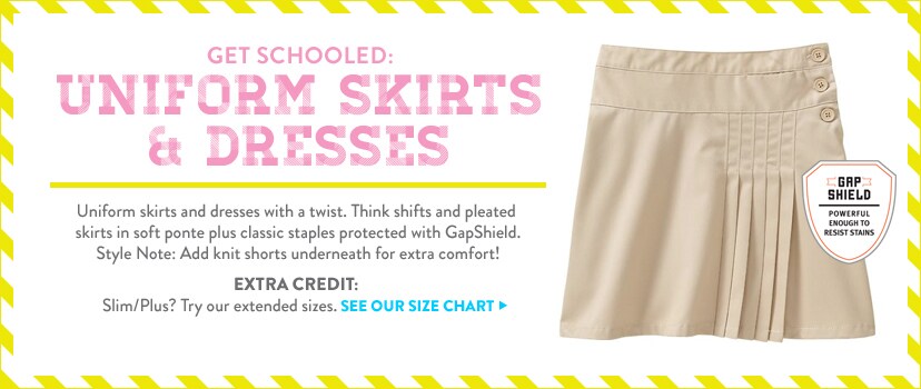 Get Schooled: Uniform Skirts & Dresses