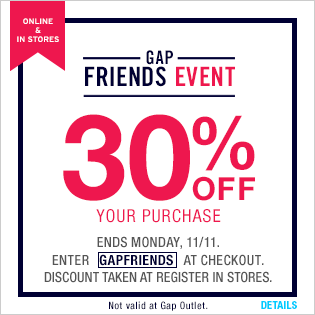 30% off your purchase.